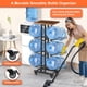 thumbnail image 2 of Soporte para garrafones de agua Dataroad Selead de 3 niveles plegable para 6 botellas, 2 of 6