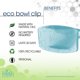 thumbnail image 4 of Ambientador Fresh Products Eco Bowl Clip Ocean Mist, paquete de 12, 4 of 6