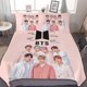 thumbnail image 1 of c67 Kpop BTS Duvet Cover Set 3-Piece Bedding Set Soft Warm And Comfortable Soft Bed Set with 1 Duvet Cover And 2 Pillowcases for Bedroom All Season 86"x70" j67, 1 of 3