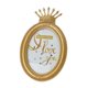 thumbnail image 4 of Corona de oro resina marco de fotos estilo de lujo barroco decoración oval 7 pulgadas, 4 of 5