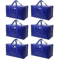 Genérica - Pack6 Bolsas De Mudanza Y Almacenamiento Extra Grande 100Lts