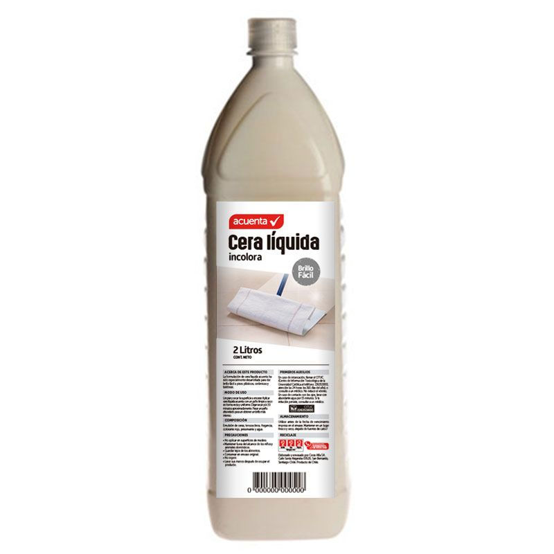 Cera Líquido Incolora Botella, 2 L | Lider