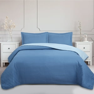 Quilt Andes Bicolor Azul