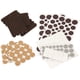 thumbnail image 1 of Protectores adhesivos SOFTTOUCH 236 piezas de fieltro y corcho marrón, 1 of 8