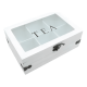 thumbnail image 3 of Caja porta té de madera 8 divisiones 32x19cm, 3 of 3