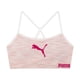 thumbnail image 2 of Bra Puma para niñas, paquete de 2 unidades, sin costuras, nailon y elastano, rosa brillante, 2 of 5