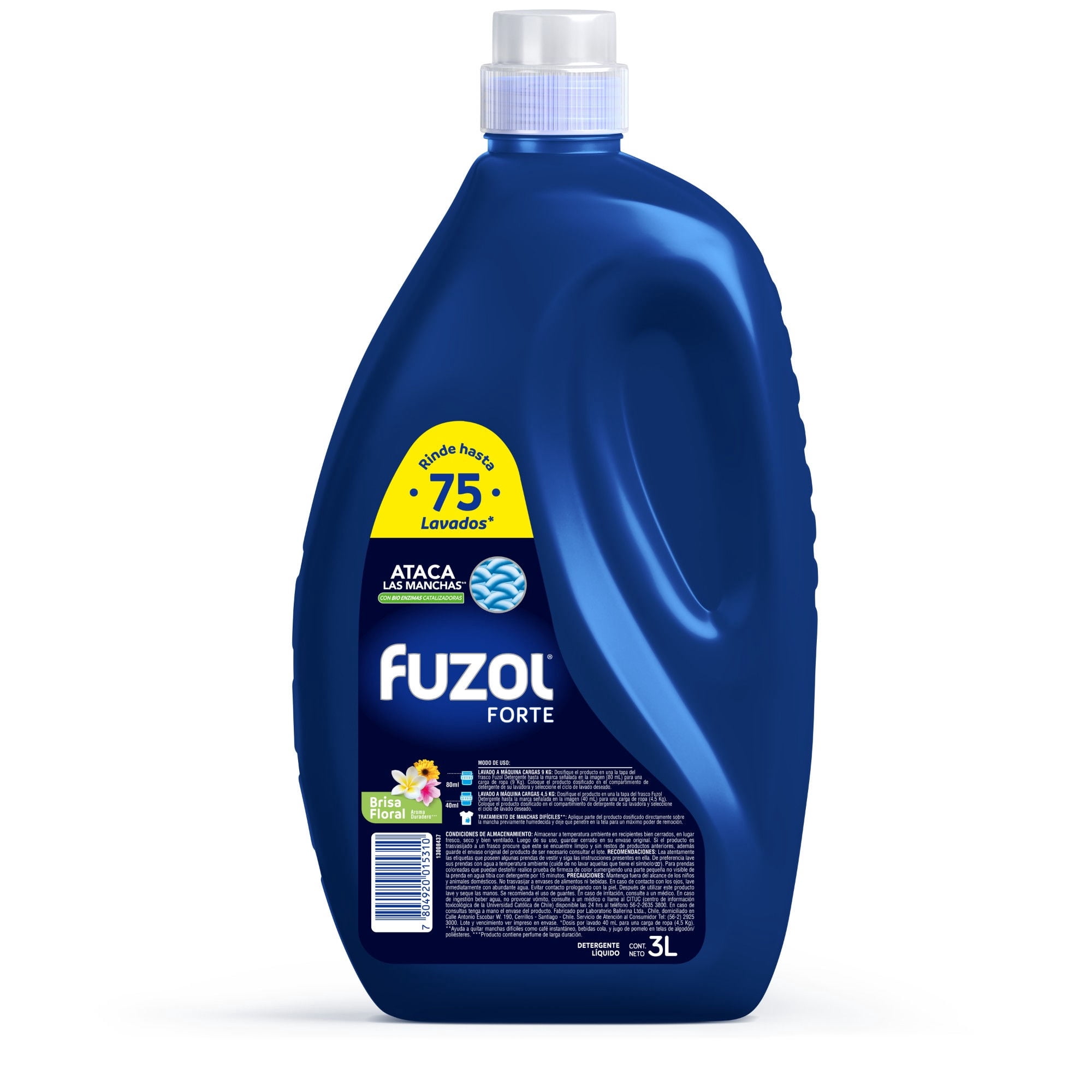 Detergente Fuzol Forte Frasco 3l