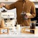 thumbnail image 3 of Contenedores de almacenamiento Yangbaga Coffee Sugar 1.1 L, 2 unidades con estante, 3 of 7