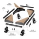 thumbnail image 3 of Soporte tipo torre para PC, metal Bytesium, ajustable con 4 ruedas, 3 of 8