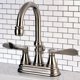 thumbnail image 2 of Grifo para lavabo Kingston Brass NuFrench de centro, níquel cepillado, 2 of 3
