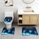 thumbnail image 2 of Percy Jackson Juego de 3 alfombras de baño de coral fleece: tapete de baño + alfombra de inodoro en forma de U + funda de tapa de inodoro en forma de O, 2 of 6