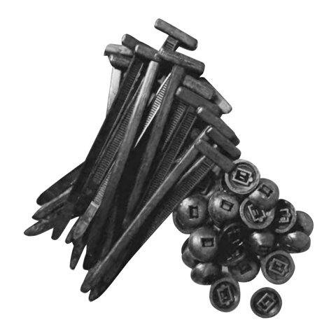 Magideal - 20 Bridas Universales Para Cables, Correas De Gestión De Cables, Fácil Instalación, Hebillas De Nailon Multiusos Para Automoción, Accesorio Para Coche