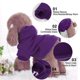 thumbnail image 4 of Sudadera para Perros con Capucha Ropa de Primavera/Otoño/Invierno Abrigo Cálido para Perros Pequeños y Medianos Púrpura S, 4 of 7