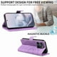 thumbnail image 4 of Funda tipo cartera con tapa para Motorola Edge 70 Fusion con tarjetero, soporte y cubierta magnética Morado, 4 of 4