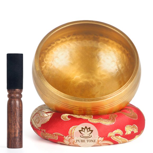 Cuenco de meditación AKLOT Tibetan Sound con cojín de 3.5 pulgadas