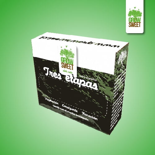 Grow Sweet - Pack Fertilizantes Orgánicos Para Plantas Enraizante Crecimiento Y Floración 3x60 Ml