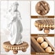 thumbnail image 4 of Soporte redondo de madera HouseJoy, juego de 2 (12 cm), 4 of 7