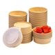 thumbnail image 1 of Pack X100 Bowl Con Tapa Bowls Plastico Polipapel Kraft 500cc Beige / Bowl Con Tapa 500cc, 1 of 10