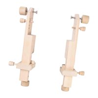 Magideal - Soporte Para Punto De Cruz, Marco De Bordado, Artesanía Universal, Costura De Madera Con Marco De Abrazadera, Estante Para Acolchar A Mano, Costura De