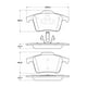 thumbnail image 2 of Pastillas Freno para auto Volvo XC90 2003-2015 Trasero, 2 of 4