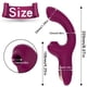 thumbnail image 3 of 1pc Purple AV Stick Vibrator - Dual Motor Sucking Vibrator with Clitoral Stimulator and Soft Silicone Dildo for Couple Masturbation and Enhanced Pleasure, 3 of 4