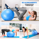 thumbnail image 2 of Fitball justnow para pilates y yoga 75 cm Gris, 2 of 3