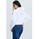 thumbnail image 3 of Polerón Mujer Zipper Crop Blanco, 3 of 4