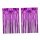thumbnail image 2 of Cortinas Con Flecos De Papel De Aluminio Brillante, Decoración Para Halloween, Carnaval, Graduación, Color Rojo Rosa, 2 Uds., 2 of 5