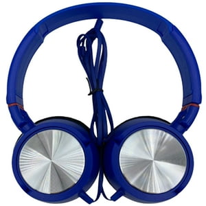 Genérico - Audífono Plus Extra Bass Azul Con Cable