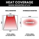 thumbnail image 3 of Calefactor de pared para exterior SUNHEAT WL15-B 1500W plateado, 3 of 6
