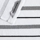 thumbnail image 3 of Juego de paños de cocina KitchenAid Albany, paquete de 8, ónix negro/blanco, 30 x 30 cm, 3 of 3