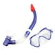 thumbnail image 1 of Snorkel Mask Set Máscara De Buceo De Fácil Respiración Para Nadar Deportes Acuáticos Azul, 1 of 5