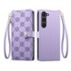 thumbnail image 1 of Funda Billetera con Cierre para [samsung galaxy S23] con Tarjetero, Soporte y Correa de ManoMorado, 1 of 5