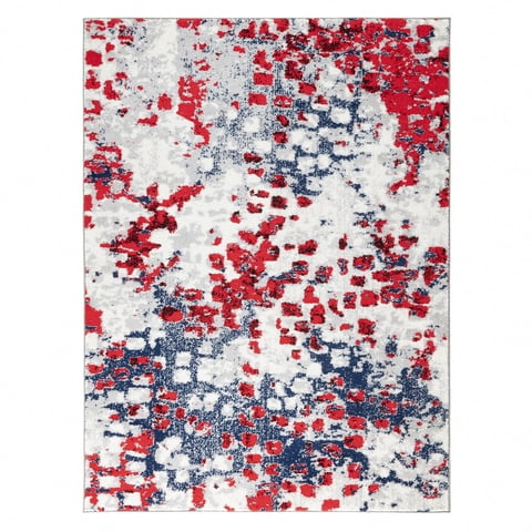 Modalfo - Alfombra Florida Roja 160 X 210 Cm