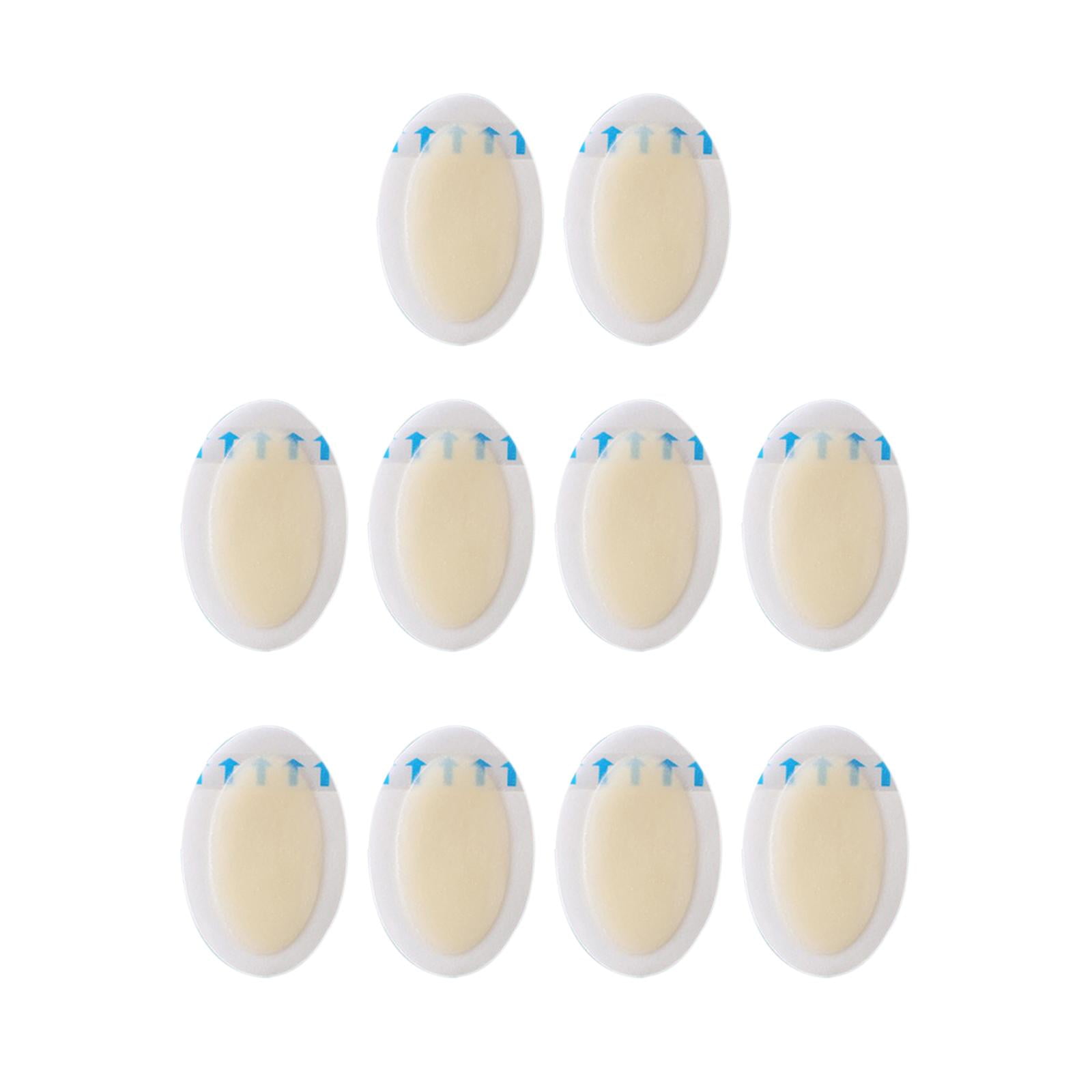 Magideal - 10 Piezas De Almohadillas De Blíster, Pegatinas Protectoras De Talón, Antidesgaste, Antifricción, Multipropósito, Almohadilla De Protección Invisible Núcleo De Pe