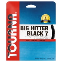 Cuerda De Tenis Tourna Big Hitter Black7 Ultimate Spin 17 G