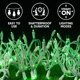 thumbnail image 5 of Guirnalda de luces navideñas Joiedomi 100 Green Fairy, 6,5 m, para interiores, 5 of 6