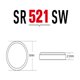 thumbnail image 4 of Batería SKOANBE SR521SW 10 unidades 1.5V Óxido de Plata, 4 of 6