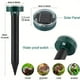 thumbnail image 4 of Protect Your Garden with 2pcs/4pcs Solar Outdoor Pest Repellent - 5,000 Feet Range, Mole, Vole, Gopher and Rodent Repellent and Deterrent for Your Patio, Lawn & Garden, 4 of 4