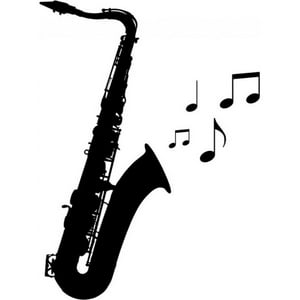 Rienda Libre Graphics - Decomural Jazz Music Saxophone Ws-15876