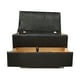 thumbnail image 2 of Banqueta baul Zapatero Negro Cuero Pu, 2 of 3