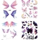 thumbnail image 1 of Butterfly Wings Shiny Tattoo Sticker Waterproof Body Art Fake Tattoo Women Makeup Dance Music Festival Sticker, 1 of 3