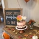 thumbnail image 5 of Cake Topper Upfirst Wooden Pumpkin One, tema de Halloween, 5 of 7