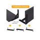 thumbnail image 2 of Repisas Flotantes de Madera Multipropósito Kit 4 Negro, 2 of 3