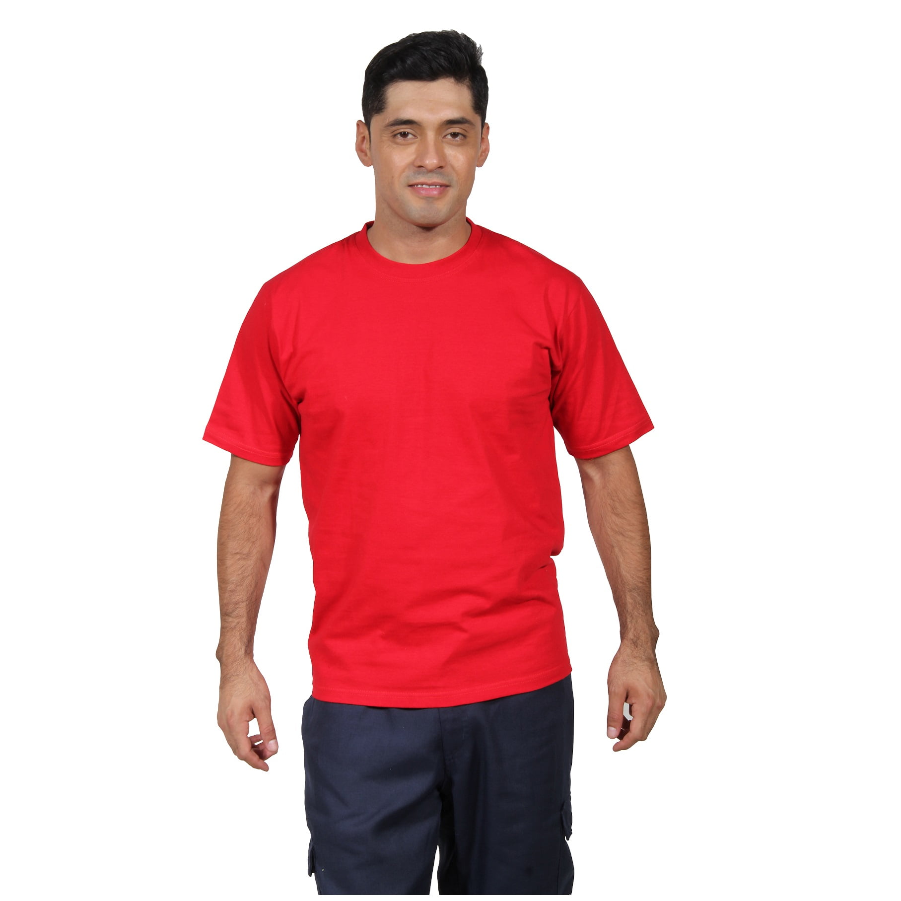 90 Grados - Polera Polo Unisex Manga Corta, 100% Algodón Rojo