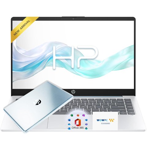 Laptop Hp De 14 Pulgadas, Ligero, Amd, De Alto Rendimiento,
