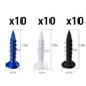 thumbnail image 3 of Tornillo para concreto kit Wensilon 105 unid. 316 cabeza plana, 3 of 3