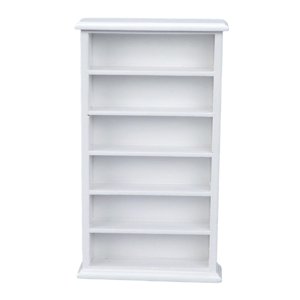 Magideal - 1/12 Dollhouse Miniature Bookcase 6-Tier Kids Pretend Toys, Dollhouse Furniture Accesorio Dollhouse Bookshelf, Para Niños 4 5 6 Regalos De Vacaciones