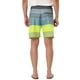 thumbnail image 3 of INSPIRE CHIC Pantalones Cortos de Hombre Verano Estampados con Cordón Bloque de Color Traje de Baño Playa 34 Amarillo Azul, 3 of 7
