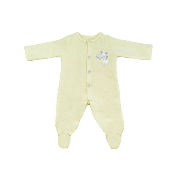 Enterito Bunny Amarillo - Recién Nacido Unisex 100% Algodón Peruano - Recién Nacido